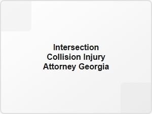 Intersection Collision Injury Attorney Georgia