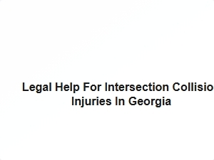 Legal Help for Intersection Collision Injuries in Georgia